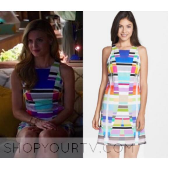 Trina Turk Women’s multicolor abstract tank dress Size 6 - Picture 2 of 10